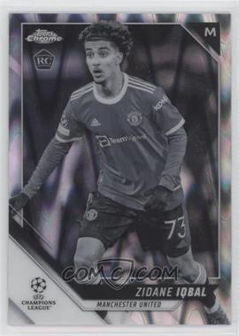 2021-22 Topps Chrome UCL - [Base] - Black & White RayWave Refractor #102 - Zidane Iqbal