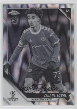 2021-22 Topps Chrome UCL - [Base] - Black & White RayWave Refractor #102 - Zidane Iqbal