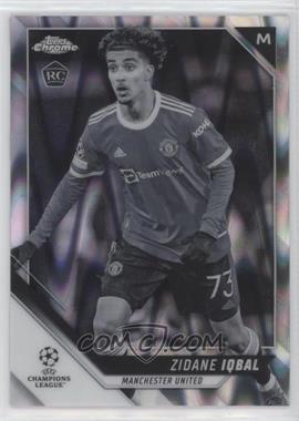 2021-22 Topps Chrome UCL - [Base] - Black & White RayWave Refractor #102 - Zidane Iqbal