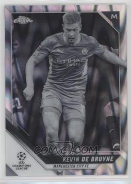 2021-22 Topps Chrome UCL - [Base] - Black & White RayWave Refractor #75 - Kevin De Bruyne