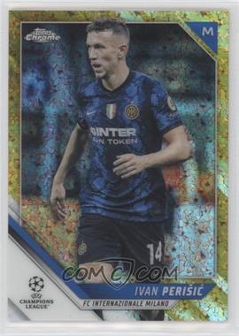 2021-22 Topps Chrome UCL - [Base] - Gold Mini-Diamond Refractor #158 - Ivan Perisic /50 [EX to NM]