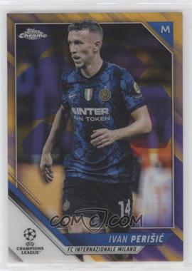 2021-22 Topps Chrome UCL - [Base] - Purple & Gold Starball Refractor #158 - Ivan Perisic