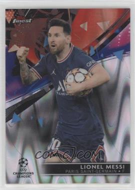 2021-22 Topps Finest UCL - [Base] - RayWave Refractor #1 - Lionel Messi /199