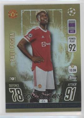 2021-22 Topps Match Attax UCL - Limited Edition Gold #LE6 - Paul Pogba