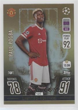 2021-22 Topps Match Attax UCL - Limited Edition Gold #LE6 - Paul Pogba