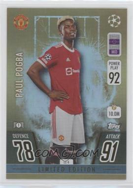 2021-22 Topps Match Attax UCL - Limited Edition Gold #LE6 - Paul Pogba