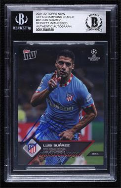 2021-22 Topps Now UCL - [Base] #032 - Luis Suarez /329 [BAS BGS Authentic]