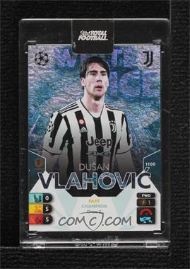 2021-22 Topps Total Football - [Base] - 1st Edition #1100 - White Ice - Dusan Vlahovic [Uncirculated]