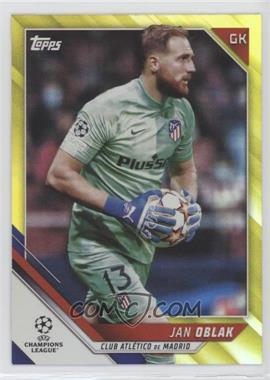 2021-22 Topps UCL Collection - [Base] - Yellow Foil #67 - Jan Oblak /250