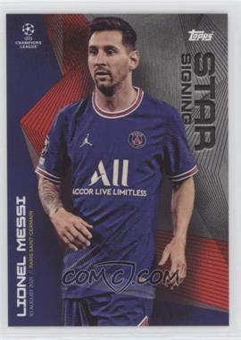 2021-22 Topps UCL Summer Signings - On Demand [Base] #_LIME - Star Signing - Lionel Messi