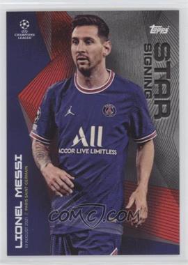 2021-22 Topps UCL Summer Signings - On Demand [Base] #_LIME - Star Signing - Lionel Messi