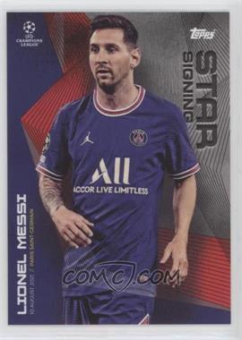 2021-22 Topps UCL Summer Signings - On Demand [Base] #_LIME - Star Signing - Lionel Messi