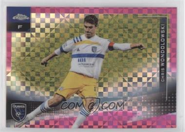 2021 Topps Chrome MLS - [Base] - Pink X-Fractor #55 - Chris Wondolowski