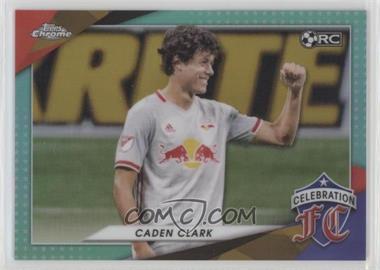 2021 Topps Chrome MLS - Celebration FC - Aqua Refractor #CFC-22 - Caden Clark /99