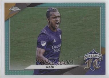 2021 Topps Chrome MLS - Celebration FC - Aqua Refractor #CFC-4 - Nani /99