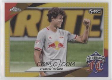 2021 Topps Chrome MLS - Celebration FC - Gold Refractor #CFC-22 - Caden Clark /50