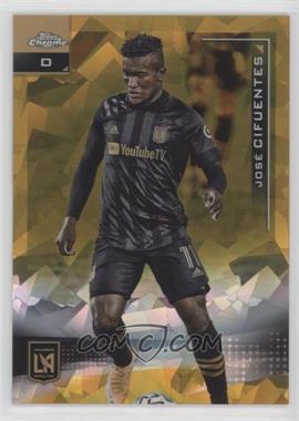 2021 Topps Chrome MLS Sapphire Edition - [Base] - Gold #163 - Jose Cifuentes /50