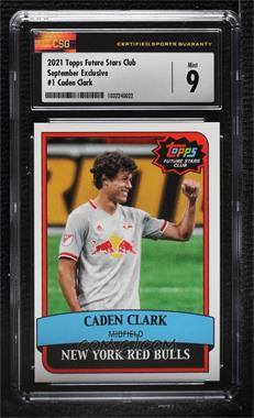 2021 Topps Future Stars Club - September #1 - Caden Clark [CSG 9 Mint]