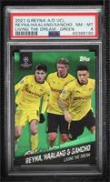 Living The Dream - Reyna, Haaland & Sancho [PSA 8 NM‑MT] #/99