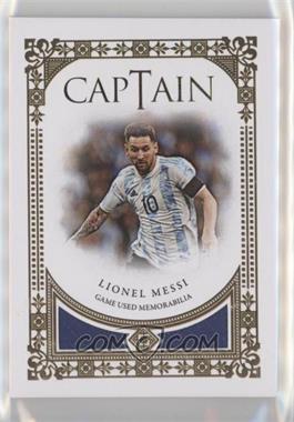 2022-23 Futera Unique World Football - Captain Relics #CP11 - Lionel Messi /22