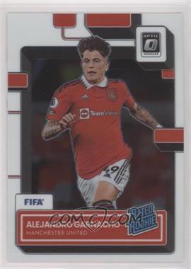 2022-23 Panini Donruss - [Base] - Optic #199 - Rated Rookie - Alejandro Garnacho