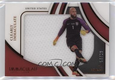 2022-23 Panini Immaculate Collection - Clearly Immaculate Jerseys #CJ-TIM - Tim Howard /99