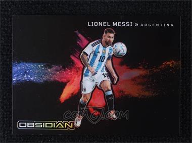 2022-23 Panini Obsidian - Black Colorblast #2 - Lionel Messi