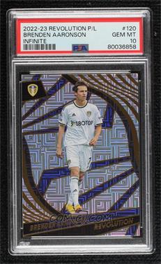 2022-23 Panini Revolution Premier League - [Base] - Infinite #120 - Brenden Aaronson [PSA 10 GEM MT]