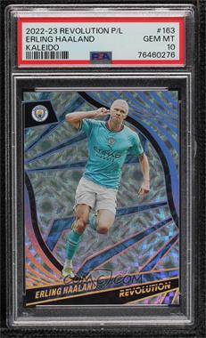 2022-23 Panini Revolution Premier League - [Base] - Kaleido #163 - Erling Haaland /15 [PSA 10 GEM MT]