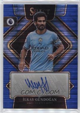 2022-23 Panini Select Premier League - Signatures - Blue Pulsar Prizm #S-IG - Ilkay Gundogan