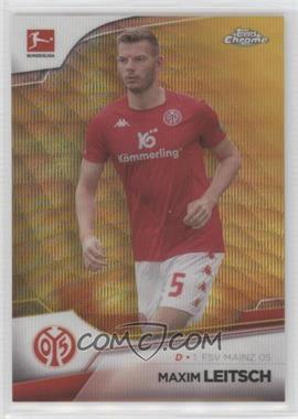 2022-23 Topps Chrome Bundesliga - [Base] - Gold Wave Refractor #65 - Maxim Leitsch /50