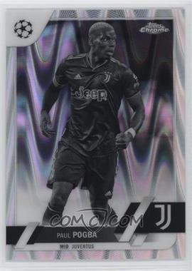 2022-23 Topps Chrome UEFA Club Competitions - [Base] - Black & White RayWave Refractor #108 - Paul Pogba