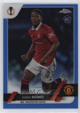 2022-23 Topps Chrome UEFA Club Competitions - [Base] - Blue Refractor #118 - Kobbie Mainoo /150