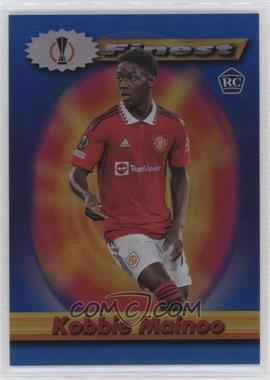 2022-23 Topps Finest Flashbacks UEFA - [Base] - Blue Refractor #104 - Europa League Extended - Kobbie Mainoo /99