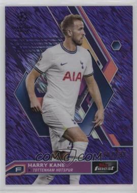 2022-23 Topps Finest UEFA Club Competitions - [Base] - Purple Shimmer Refractor #10 - Harry Kane /199