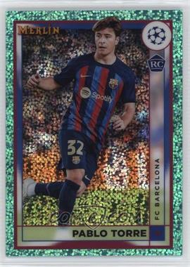 2022-23 Topps Merlin UEFA Club Competitions - [Base] - Aqua Speckle Refractor #52 - Pablo Torre /199