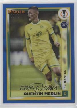 2022-23 Topps Merlin UEFA Club Competitions - [Base] - Blue Refractor #111 - Quentin Merlin /75