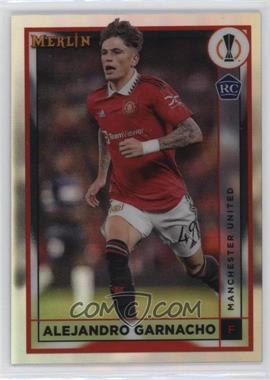 2022-23 Topps Merlin UEFA Club Competitions - [Base] - Refractor #96 - Alejandro Garnacho