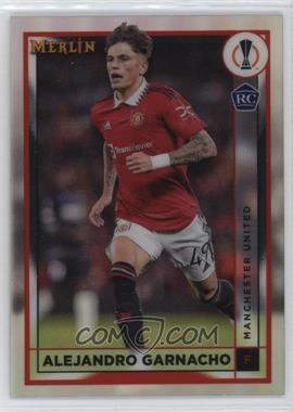 2022-23 Topps Merlin UEFA Club Competitions - [Base] - Refractor #96 - Alejandro Garnacho