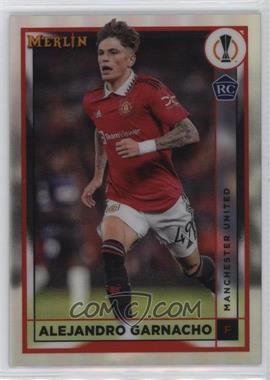 2022-23 Topps Merlin UEFA Club Competitions - [Base] - Refractor #96 - Alejandro Garnacho