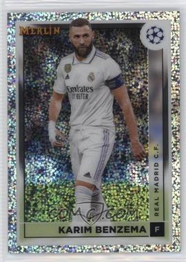 2022-23 Topps Merlin UEFA Club Competitions - [Base] - Speckle Refractor #120 - Karim Benzema /150