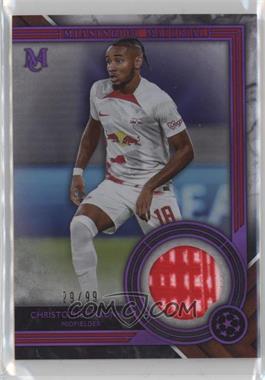 2022-23 Topps Museum Collection UCL - Meaningful Material Relics - Amethyst #MMR-CN - Christopher Nkunku /99