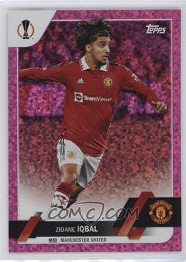 2022-23 Topps UEFA Club Competitions - [Base] - Pink Sparkle Foil #80 - Zidane Iqbal