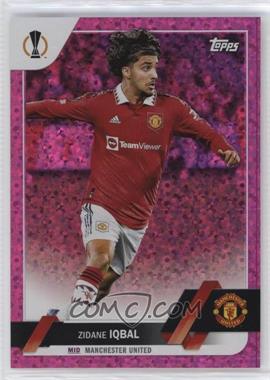 2022-23 Topps UEFA Club Competitions - [Base] - Pink Sparkle Foil #80 - Zidane Iqbal
