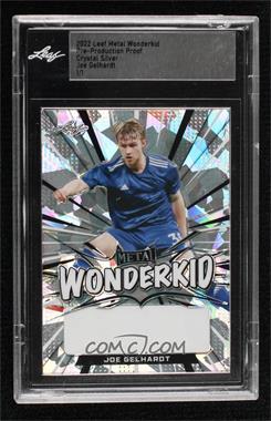 2022 Leaf Metal - Wonderkid Autographs - Pre-Production Proof Silver Crystals Unsigned #WK-JG3 - Joe Gelhardt /1 [Uncirculated]