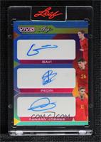 Gavi, Pedri, Ferran Torres [Uncirculated] #/1