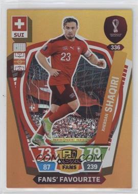 2022 Panini Adrenalyn XL FIFA World Cup Qatar 2022 - [Base] #336 - Fans' Favourite - Xherdan Shaqiri