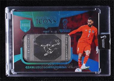 2022 Panini Eminence FIFA World Cup Qatar - International Icons - Platinum #27 - Gianluigi Donnarumma /1 [Uncirculated]