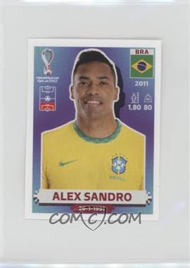 2022 Panini FIFA World Cup Qatar Stickers - Brazil #BRA5 - Alex Sandro