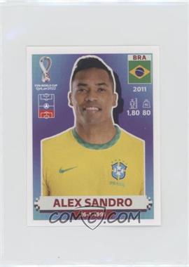 2022 Panini FIFA World Cup Qatar Stickers - Brazil #BRA5 - Alex Sandro